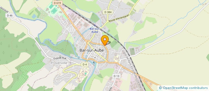 localisation de l'entreprise INDIVISION ROSSELLE  BAR-SUR-AUBE