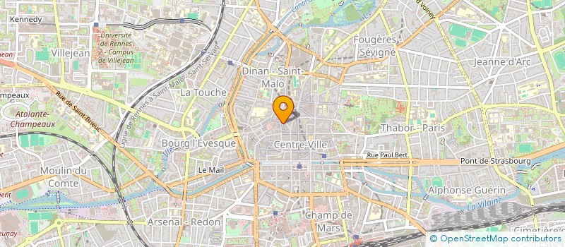 localisation de l'entreprise INDIVISION ROSSIGNOL BRETON LMNP  RENNES