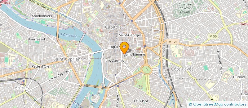 localisation de l'entreprise INDIVISION ROUCH HENRI ET FABIENNE  TOULOUSE