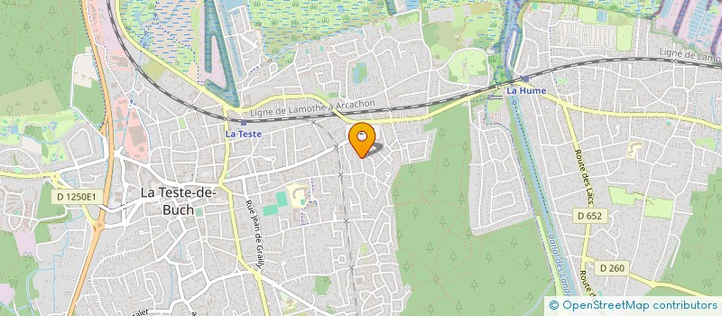 localisation de l'entreprise INDIVISION ROUDAUT FLOURY à LA TESTE DE BUCH