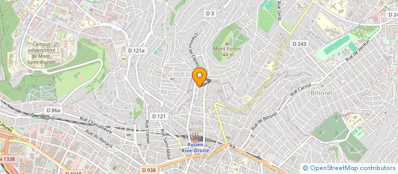 localisation de l'entreprise INDIVISION ROUEN DESCAMPS  ROUEN