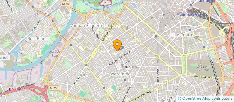 localisation de l'entreprise INDIVISION ROUGE LMNP à LILLE