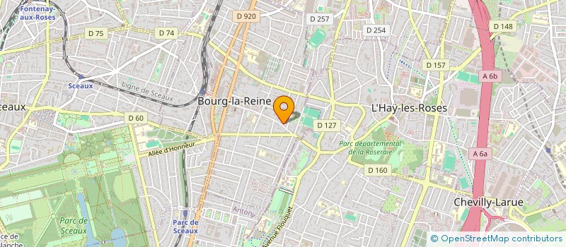 localisation de l'entreprise INDIVISION ROUGERIE FRANCOIS ET CATHERINE à BOURG-LA-REINE