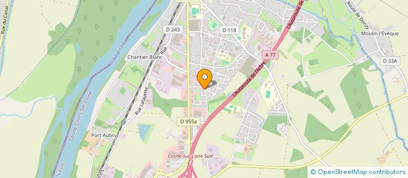 localisation de l'entreprise INDIVISION ROUGERON à COSNE-COURS-SUR-LOIRE