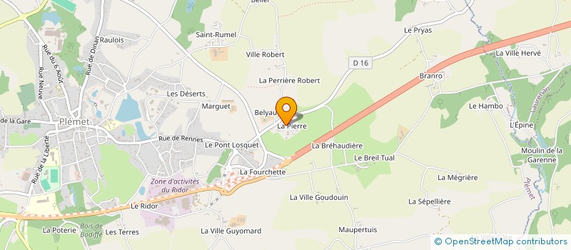localisation de l'entreprise INDIVISION ROUILLE à PLEMET