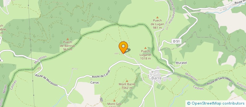 localisation de l'entreprise INDIVISION ROULENQ-BLAYRAC  BARRE