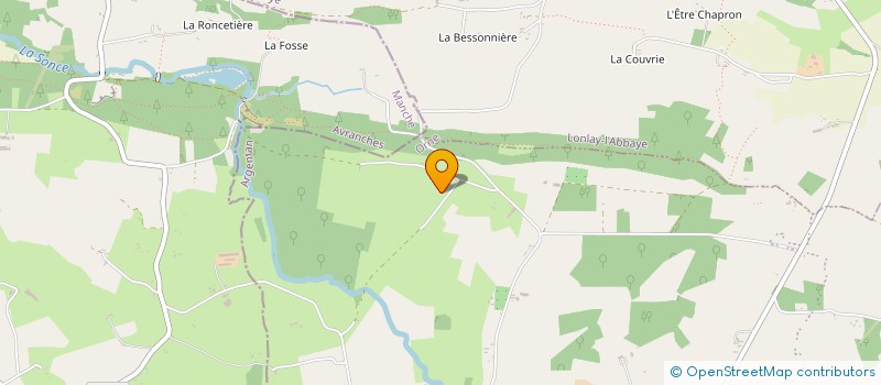 localisation de l'entreprise INDIVISION ROULLEAUX DUGAGE à LONLAY L'ABBAYE