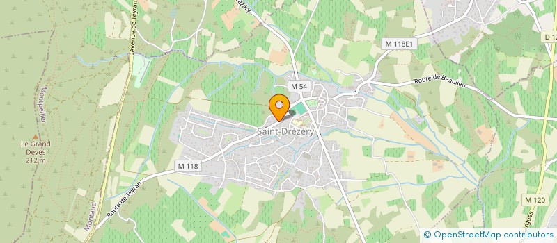 localisation de l'entreprise INDIVISION ROUQUETTE 34  SAINT-DREZERY