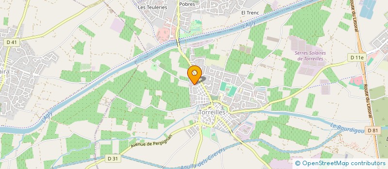 localisation de l'entreprise INDIVISION ROUQUIE  TORREILLES