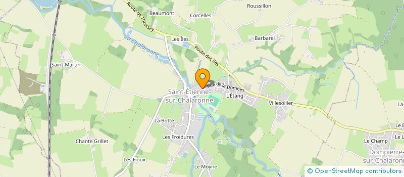 localisation de l'entreprise INDIVISION ROUS PICARSD  SAINT-ETIENNE-SUR-CHALARONNE