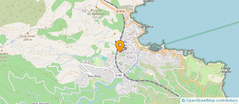 localisation de l'entreprise INDIVISION ROUSSE CHRISTOPHE ET AGNES  BANYULS-SUR-MER