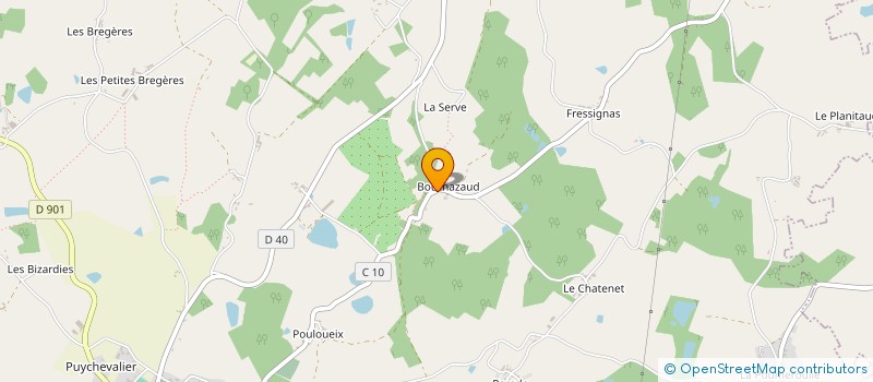 localisation de l'entreprise INDIVISION ROUSSEAU à CUSSAC