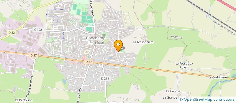 localisation de l'entreprise INDIVISION ROUSSEAU  BONCHAMP-LES-LAVAL