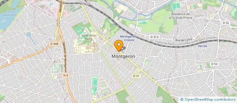 localisation de l'entreprise INDIVISION ROUSSEL à MONTGERON
