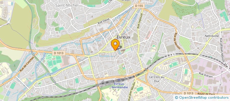 localisation de l'entreprise INDIVISION ROUSSEL ET THIBAULT à EVREUX