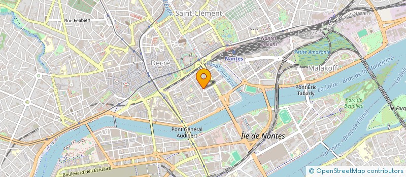 localisation de l'entreprise INDIVISION ROUSSELIN ET DE POULPIQUET DE BRESCANVEL à NANTES