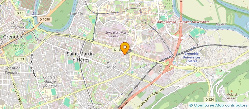 localisation de l'entreprise INDIVISION ROUSSET  SAINT-MARTIN-D'HERES