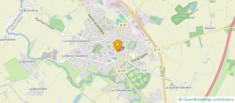 localisation de l'entreprise INDIVISION ROUTHIAU CHARRIER  SAINT-FULGENT