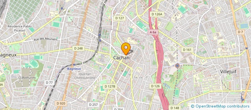 localisation de l'entreprise INDIVISION ROUVE BALOCHE 4  CACHAN