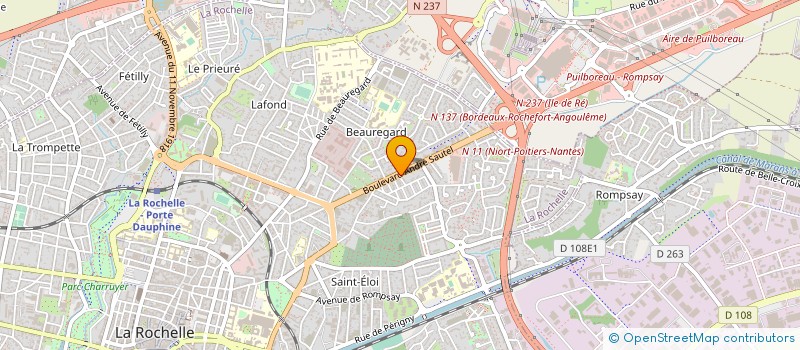 localisation de l'entreprise INDIVISION ROUX à LA ROCHELLE