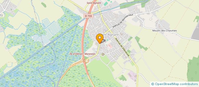 localisation de l'entreprise INDIVISION ROUX  SAINT-AGNANT