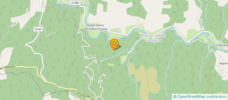 localisation de l'entreprise INDIVISION ROUX-BRUC  SAINTE-CROIX-VALLEE-FRANCAISE