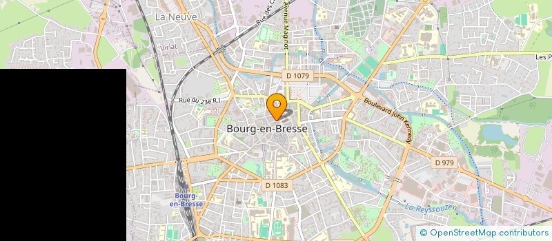 localisation de l'entreprise INDIVISION ROUX DUMONT à BOURG-EN-BRESSE