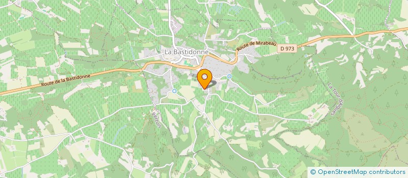 localisation de l'entreprise INDIVISION ROUX ET BOURDON  LA BASTIDONNE