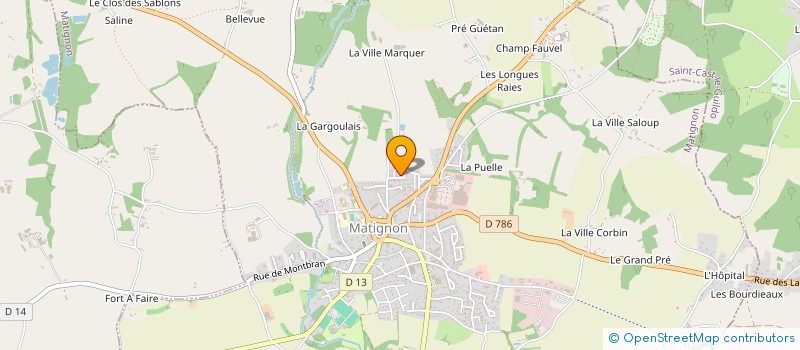 localisation de l'entreprise INDIVISION ROUX-LEVAVASSEUR  MATIGNON