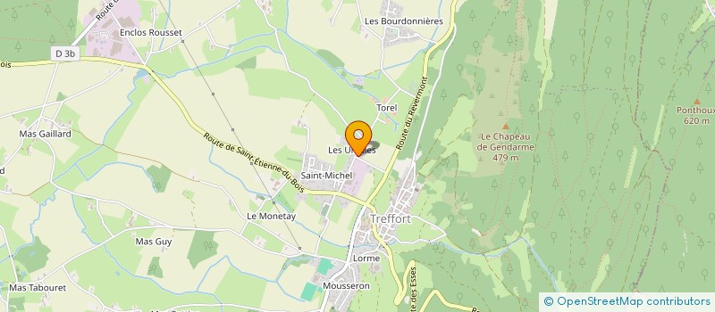 localisation de l'entreprise INDIVISION ROUX PERDRIX  VAL-REVERMONT