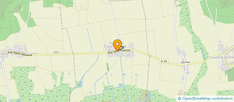 localisation de l'entreprise INDIVISION ROUX YVETTE  COURJEONNET