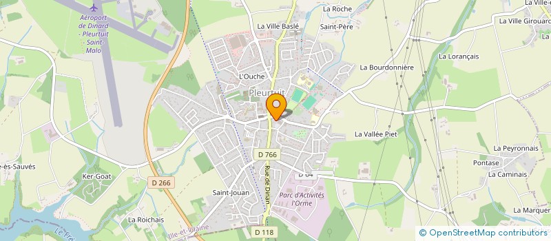 localisation de l'entreprise INDIVISION ROUXEL REVEIL  PLEURTUIT