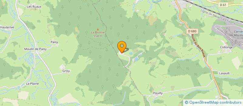 localisation de l'entreprise INDIVISION ROUZIOUX  MARMAGNE