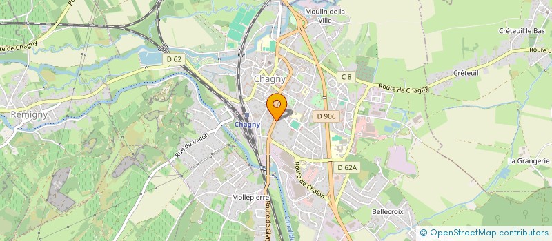 localisation de l'entreprise INDIVISION ROY FRERES  CHAGNY