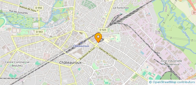 localisation de l'entreprise INDIVISION ROY JEAN-MARIE PAUL à CHATEAUROUX