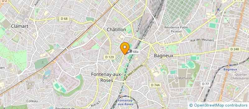 localisation de l'entreprise INDIVISION ROYER / FAUCHER à FONTENAY-AUX-ROSES