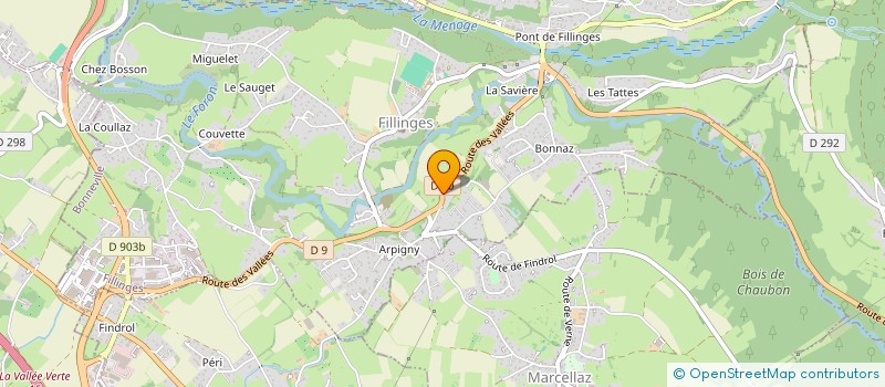 localisation de l'entreprise INDIVISION RUBIE  FILLINGES