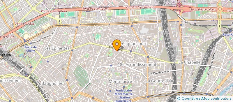 localisation de l'entreprise INDIVISION RUE DES CLOYS  PARIS