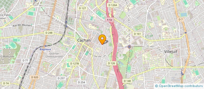 localisation de l'entreprise INDIVISION RUE DES VIGNES  CACHAN