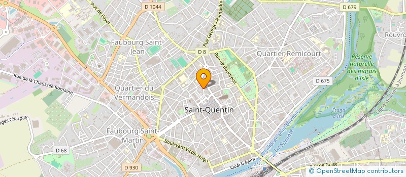 localisation de l'entreprise INDIVISION RUE DU WE  SAINT-QUENTIN