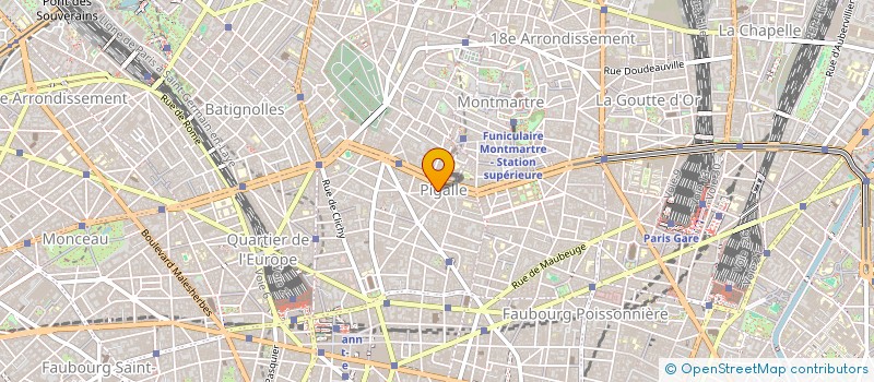 localisation de l'entreprise INDIVISION RUE DUPERRE  PARIS