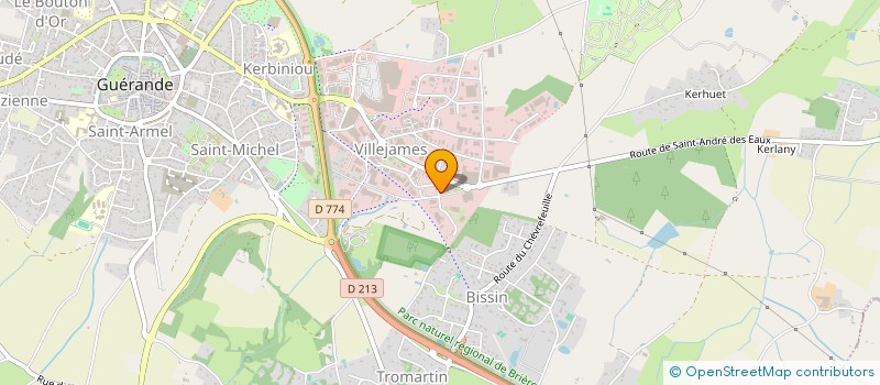 localisation de l'entreprise INDIVISION RUELLAN SZTANTMAN  GUERANDE