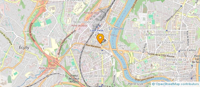 localisation de l'entreprise INDIVISION RUET  LYON