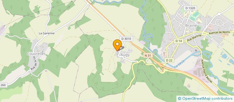 localisation de l'entreprise INDIVISION RUFFY JEAN ET NICOLE  AUGY