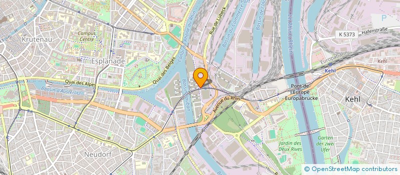 localisation de l'entreprise INDIVISION RUHLMANN PIERRE ET JOSELINE  STRASBOURG