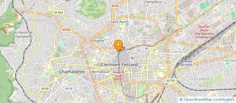 localisation de l'entreprise INDIVISION RUSSEIL JACQUES  CLERMONT-FERRAND