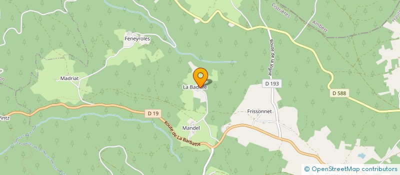 localisation de l'entreprise INDIVISION RUSSIER / PROMERAT  BONNEVAL