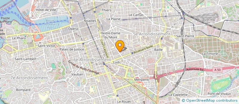 localisation de l'entreprise INDIVISION RUSSO SCHIFANO  MARSEILLE