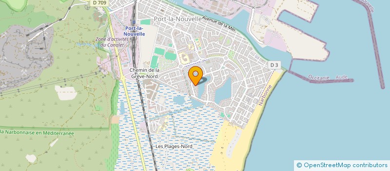 localisation de l'entreprise INDIVISION S.BOISSENET/C.ISSAUTIER  PORT-LA-NOUVELLE