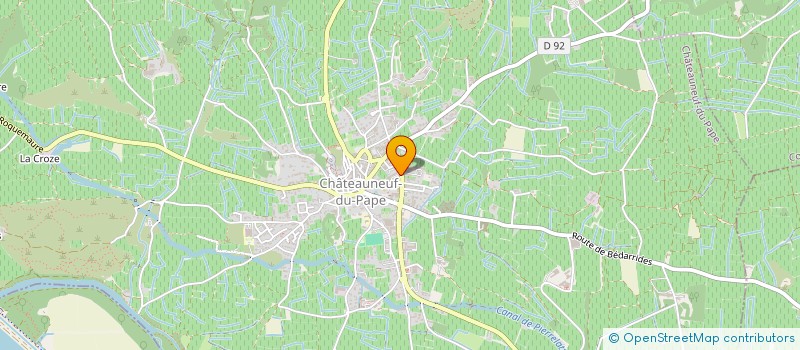 localisation de l'entreprise INDIVISION SABON-FAVIER  CHATEAUNEUF-DU-PAPE